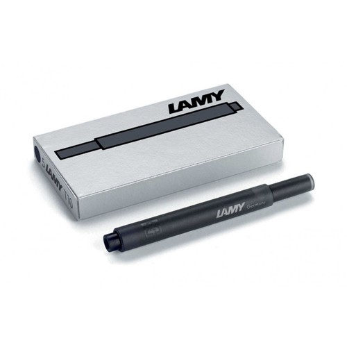 Čierne kazety Lamy T10, balenie po 5 ks