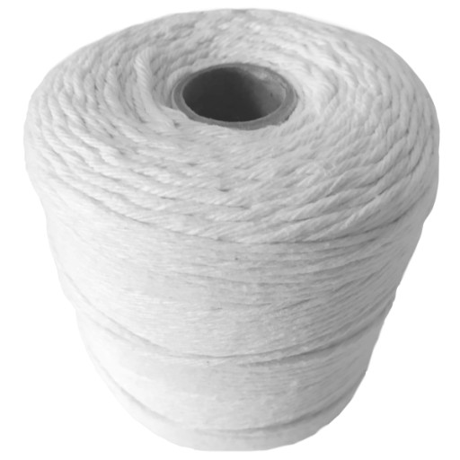MACRAME STRING 2mm PRÍRODNÁ BAVLNA PRE ANJELSKÉ TWISTED ECRU 300m