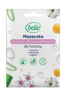 Belio upokojujúca a rozjasňujúca pleťová maska 1
