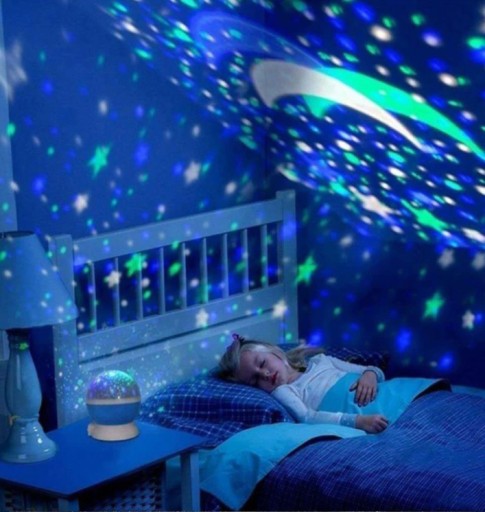 LED NOČNÁ LAMPA STARS PROJEKTOR MNOHO VARIANTOV