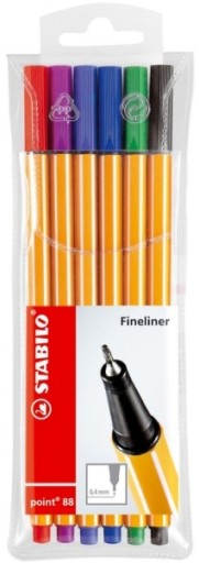 STABILO Point 88 jemná súprava 6 ks.