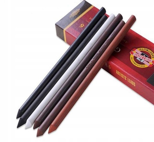 Náplne do mechanických ceruziek Versatil 5,6mm KOH-I-NOOR GIOCONDA 6 farieb