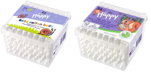 Hygienické tyčinky s obmedzovačom pre deti a bábätká, 64 ks