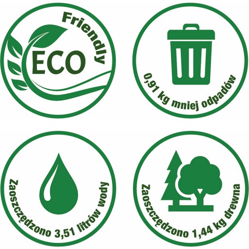 Špičkový zápisník Go Green 2000, A4/80k, mriežka