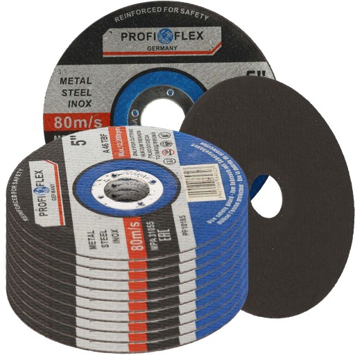 SHIELD INOX KOVOVÉ REZNÉ KOTÚČE 125x1,2mm PROFI PROFESIONAL x 10 KS