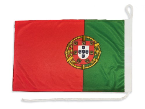 Vlajka Portugalska na jachtu 30x40 cm Vlajka Portugalska na plachetnicu