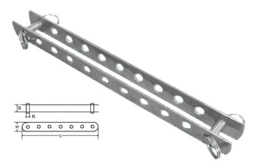 PREDLŽOVACÍ KÁBLOVÝ REBRÍK 165X20MM