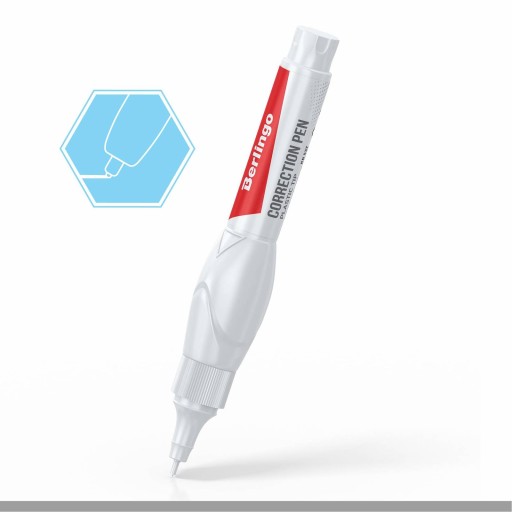 Berlingo korektorové pero 8 ml, plastový hrot, 1 kus