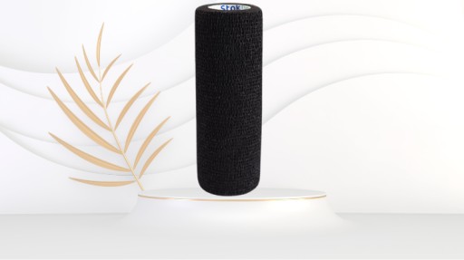 KOHÉZNY ELASTICKÝ SAMOLEPIACI BANDÁŽ STOKBAN 15CM X 4,5M ČIERNA