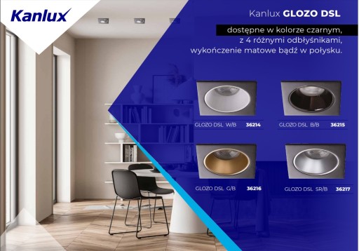 Kanlux GLOZO DSO W/B stropné očko, okrúhle, biele
