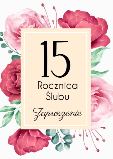 POZVÁNKY NA VÝROČIE SVADBY - Svadba ruží