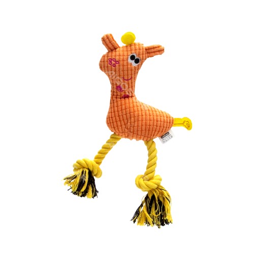 Šnúrka PLYŠOVÁ HRAČKA PRE PSA, maskot šteniatka, ťahák