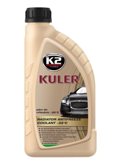 K2 KULER Kvapalina do chladiča -35 ZELENÁ 1L