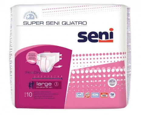 PLIENKY PRE DOSPELÝCH Super Seni QUATRO L 1 ks