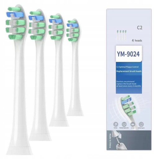 4 hroty C2 pre Philips Sonicare Optimal, 4 ks