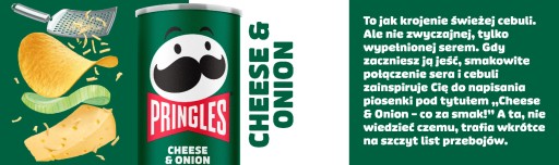Pringles Syr & Cibuľa Chrumkavý syr a cibuľové lupienky v syrovej tube 165 g