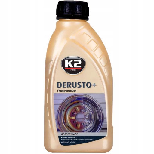 K2 DERUSTO PLUS 500ML EFEKTÍVNY Odstraňovač hrdze