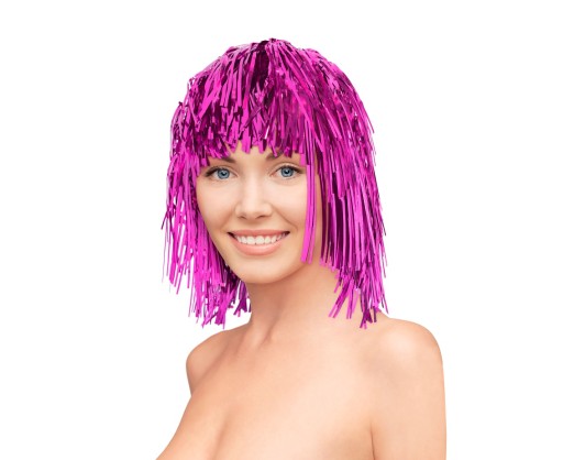 Parochňa False Hair Outfit Maskovacia fóliová ružová