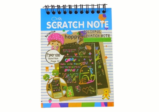Scratch Game Notebook pre deti modrý