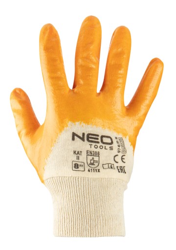 Bavlnené pracovné rukavice, veľkosť 10, NEO 97-631-10