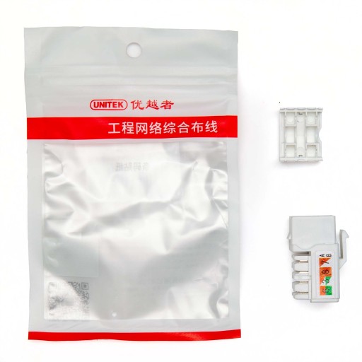 Unitek Keystone modul RJ-45 port (8P8C) Cat 6 UTP alebo Cat 5e
