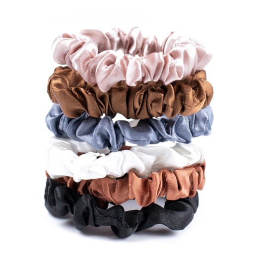 SCRUNCHIES SET gumičiek do vlasov, 6 ks