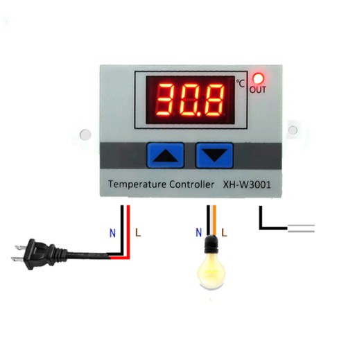 REGULÁTOR TEPLOTY ELEKTRONICKÝ TERMOSTAT 230V