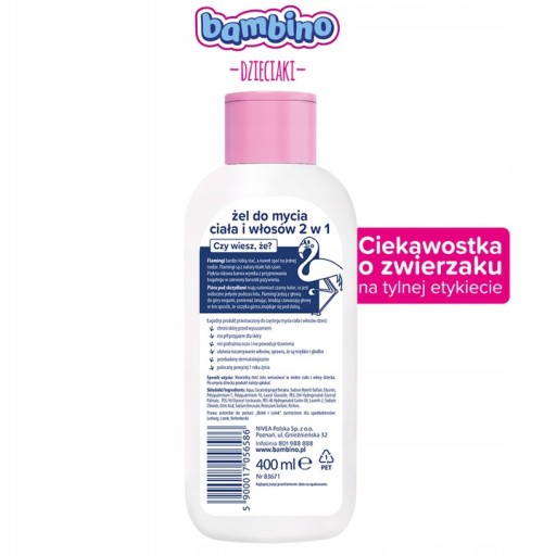 BAMBINO Gél pre deti B&L FLAMING 400ml