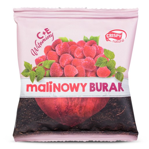 CRISPY NATURAL Sušené lupienky z malinovej cvikly so šťavou 18g