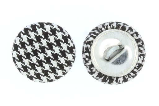 Gombíky na čalúnenie kryté Houndstooth 20mm R32 10ks