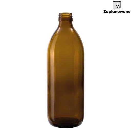 SKLENENÁ FĽAŠA s dávkovacou pumpičkou 500ml 0,5l
