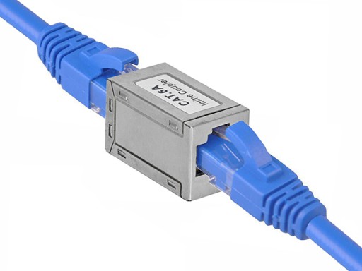 RJ45/8P8C kat.6A konektor STP tienená zásuvka-zásuvka LogiLink