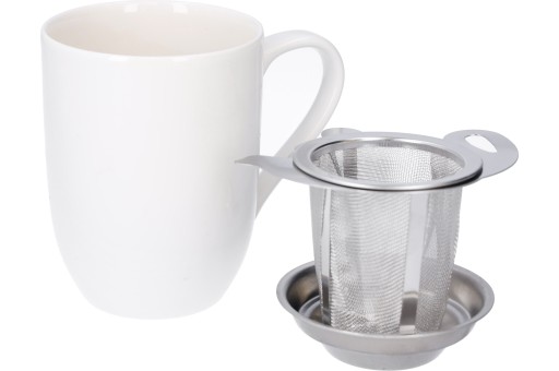 Nálevník na čaj, bylinky, káva, oceľové sitko
