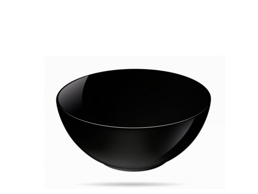 LUMINARC DIWALI BLACK Miska na šalát 12 cm