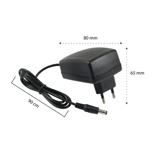 Zásuvný zdroj 24V 1A DC LED CCTV 2.1/5.5 24W