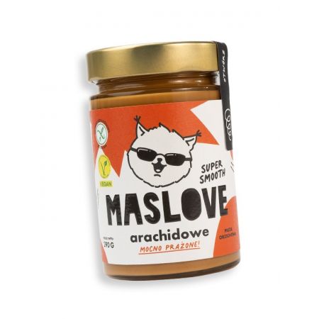 ARAŠIDOVÝ KRÉM SUPER HLADKÝ BEZLEPKOVÝ 290 g - MASLOVE