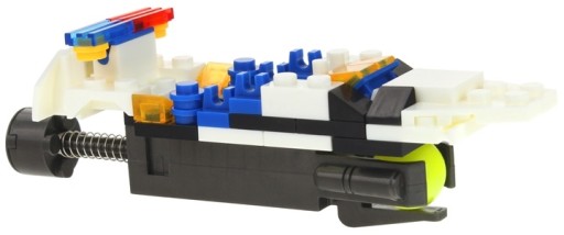 Stavebné bloky City 2v1 robot policajného auta