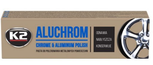 K2 ALUCHROM PASTA NA LEŠTENIE CHROMU A HLINÍKA