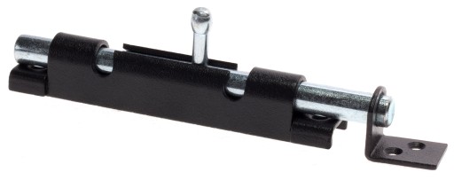 Oceľová západka Bolt Lock BLACK 100x16mm