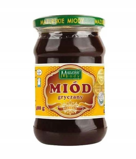 Mazurskie Miód Pohánkový med 400g
