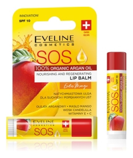 Ochranný rúž Eveline SOS Exotic Mango