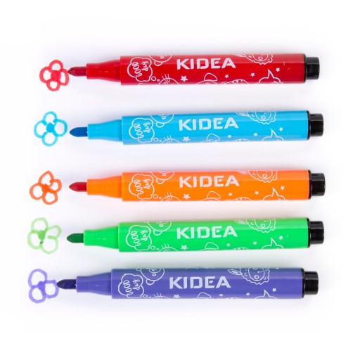 Kidea fixky, fixky, hrubé jumbo fixy, 12 intenzívnych farieb