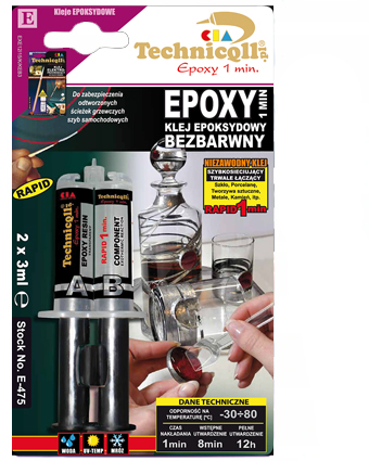 EPOXIDOVÉ CLEAR GLUE 2x3ml - Technicqll