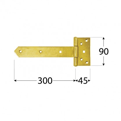 PÁN VRÁTNY 300X45X90MM ZB300 DOMAX