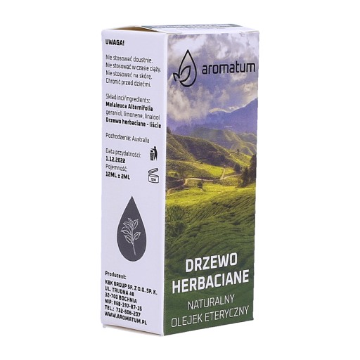 Prírodný esenciálny olej Tea Tree 12 ml