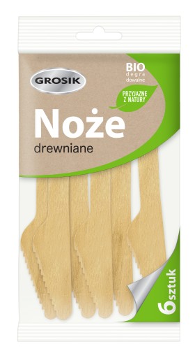 Drevené nože Grosik 6 ks