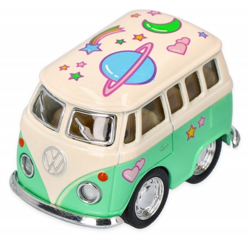 Hračka pre chlapca Model auta Volkswagen mini van Goki pre trojročné dieťa