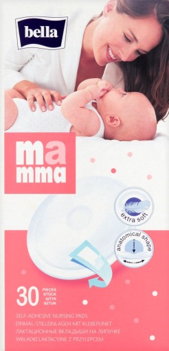 Bella Mamma prsné vložky s lepidlom 30 ks