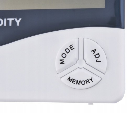 Bezdrôtová meteorologická stanica vlhkomer Teplomer Digitálne LCD hodiny