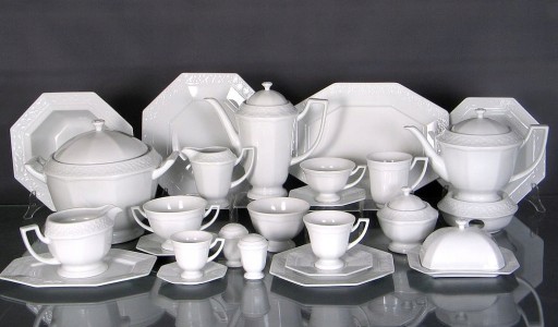 0000 ŠÁLKA 220 Biela LAURA CHODZIEŻ PORCELÁN